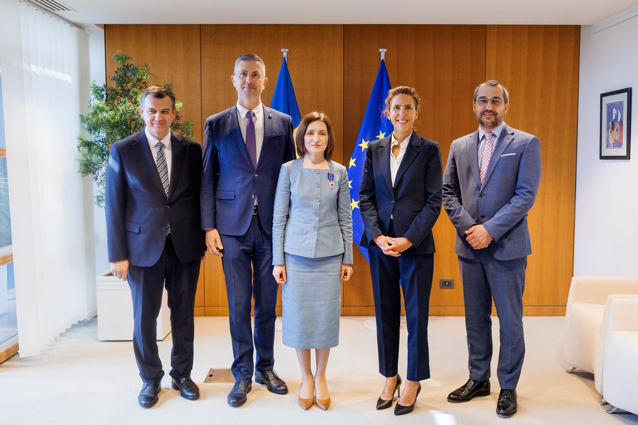 Meeting with the President of the Republic of Moldova, Maia Sandu 